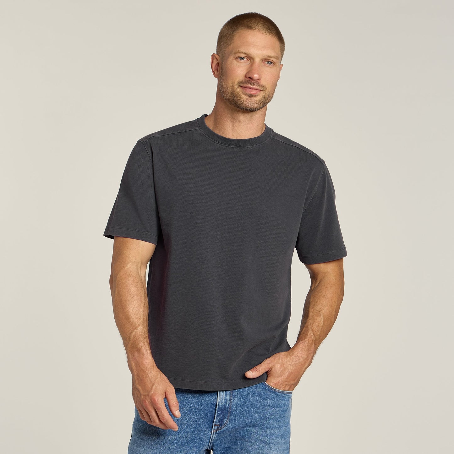 Cotton Jersey Oversized Tee