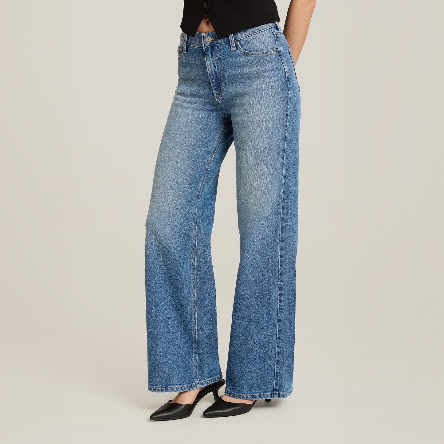 High Rise Wide Leg Gilmore