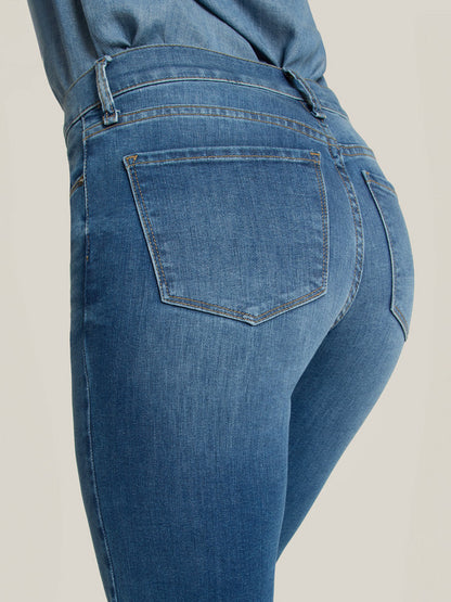Mid Rise Slim Cropped Leg Logan Jeans