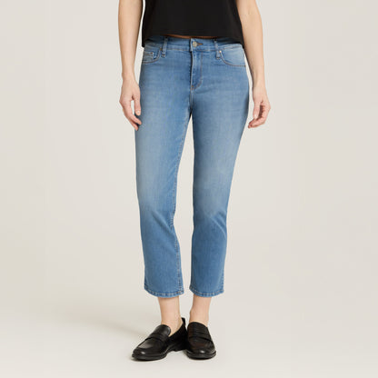 Mid Rise Slim Cropped Leg Logan Jeans