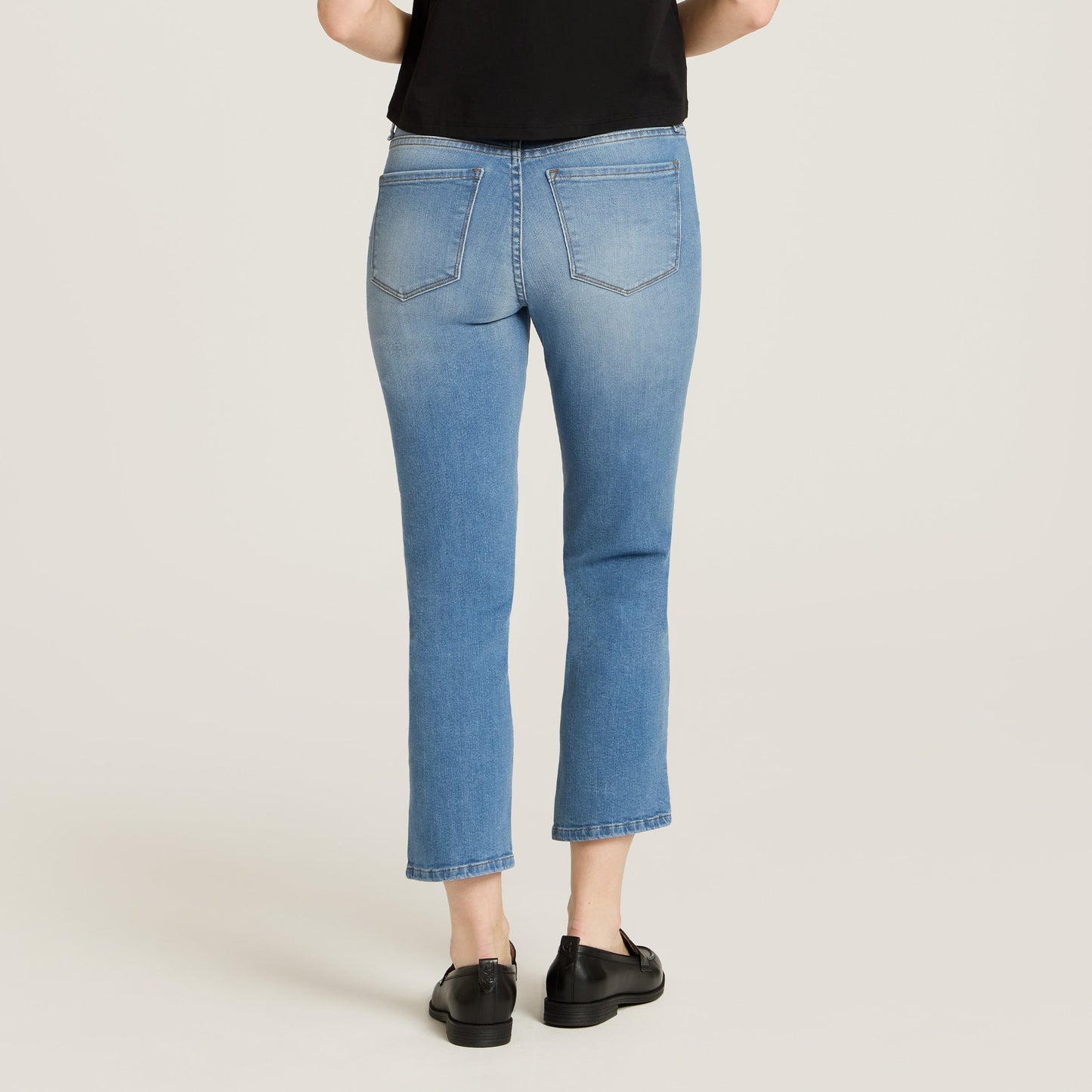 Mid Rise Slim Cropped Leg Logan Jeans