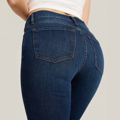 Mid Rise Slim Cropped Leg Logan Jeans