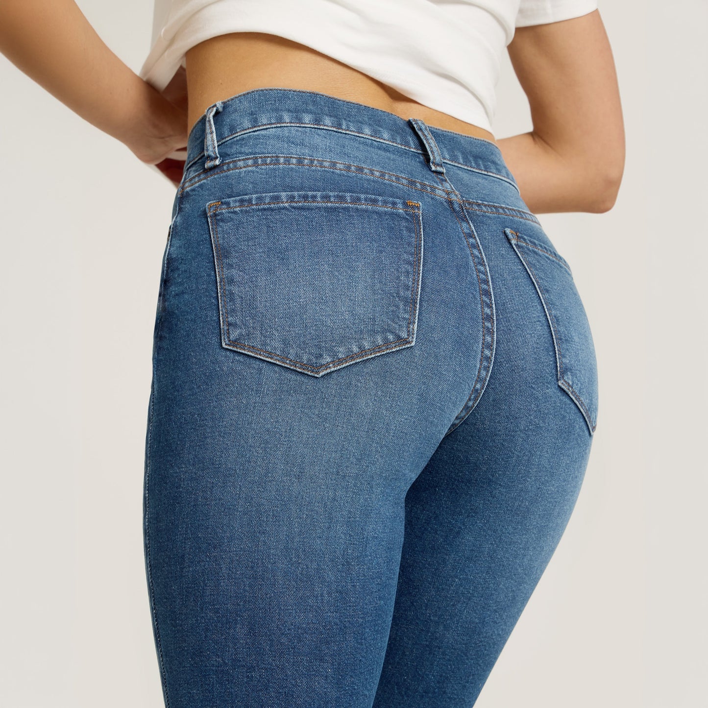 High Rise Mom Ridge Jeans