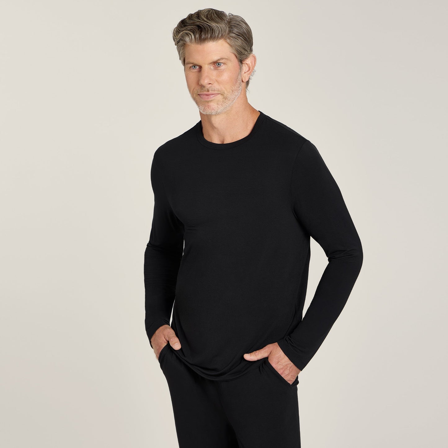 Pajama Long Sleeve Crew Neck