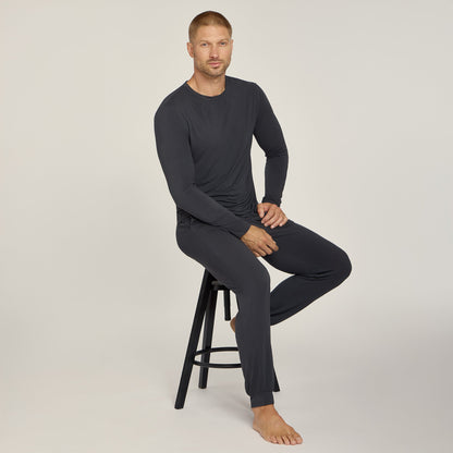Pajama Long Sleeve Crew Neck