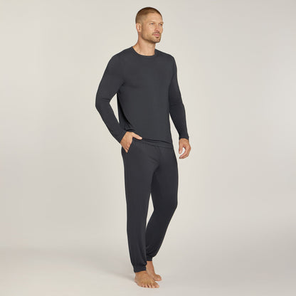 Pajama Long Sleeve Crew Neck