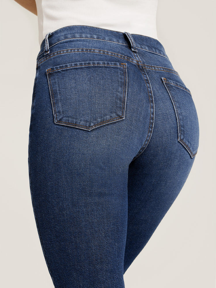 High Rise Mom Ridge Jeans